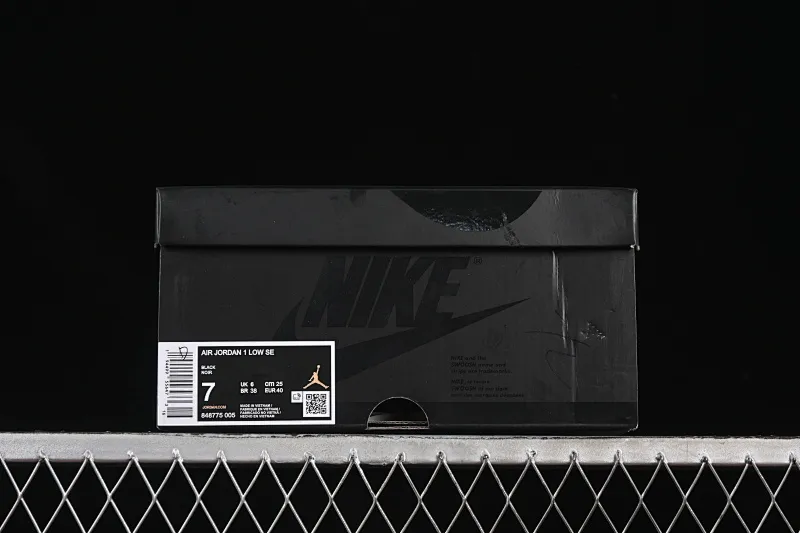 All categories Air Jordan Jordan series basketball shoes Air Jordan 1 Low Air Jordan 1 Low "Black Sail" AJ1 Joe 1 solid color low-top retro culture basketball shoes 848775-005